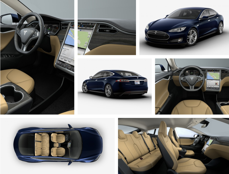 Tesla Model S Blue